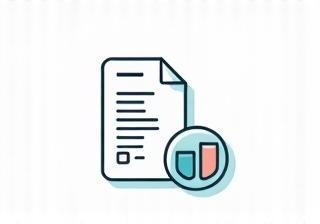 Document icon with graph